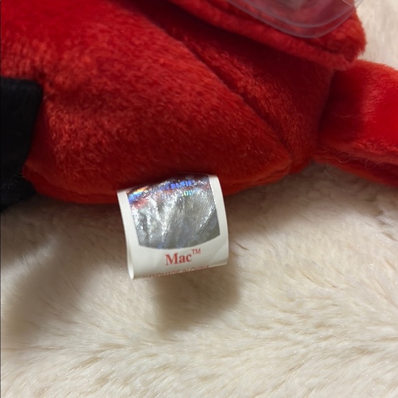 Ty Cardinal Plush with Fluffy Red Crest - Picture 3 of 4